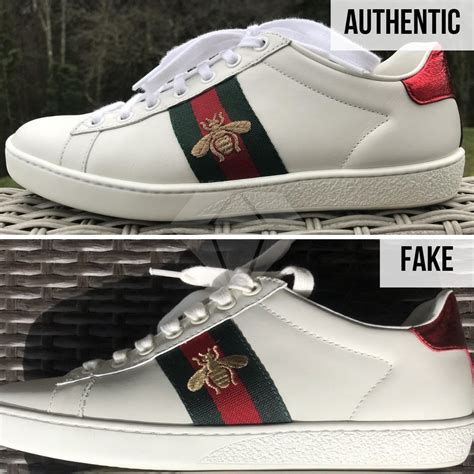 fake vs real gucci heart sneakers|Gucci ace sneakers real.